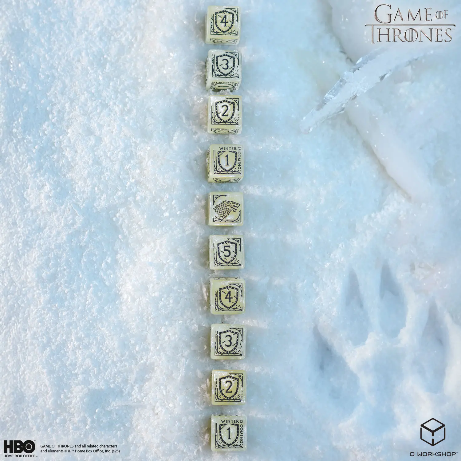 Game of Thrones: Stark — 10×D6 Dice Set - Image 2