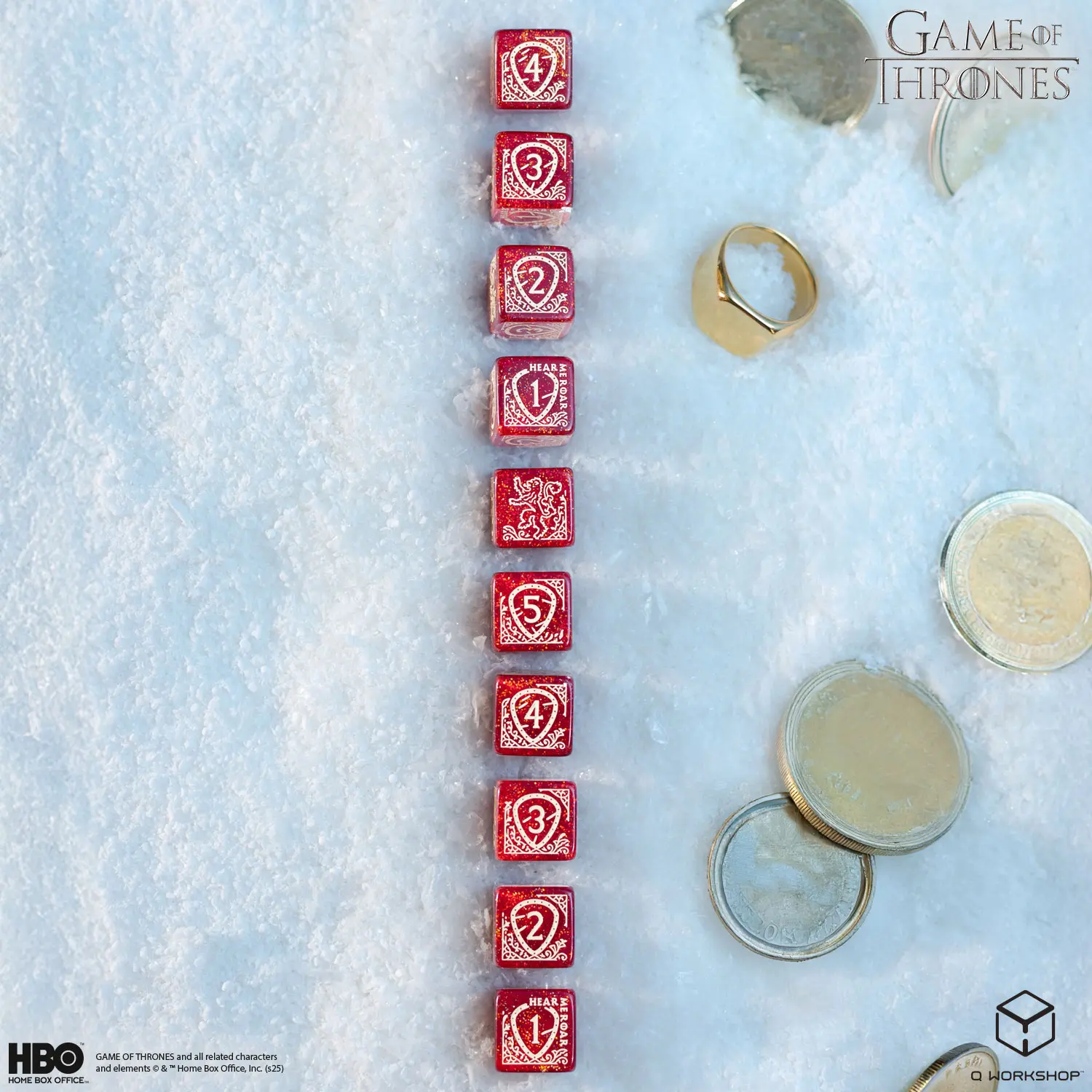 Game of Thrones: Lannister — 10×D6 Dice Set - Image 2