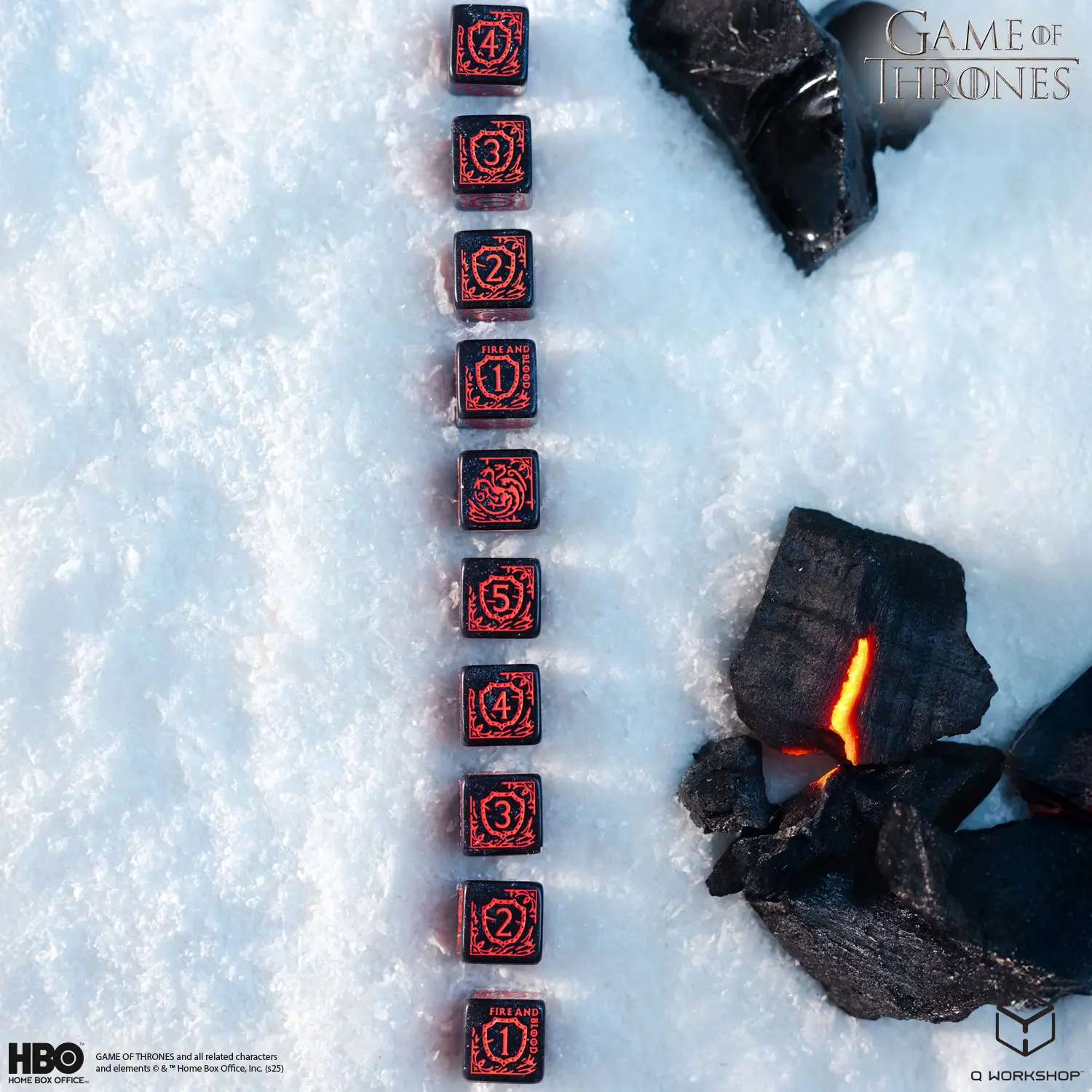Game of Thrones: Targaryen — 10×D6 Dice Set - Image 2