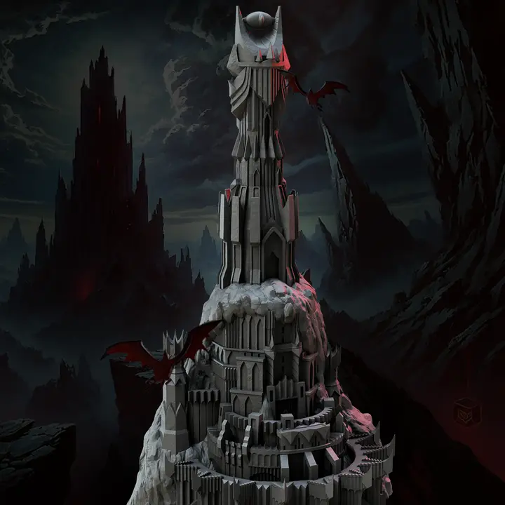 The Eye of Darkness Dice Tower
