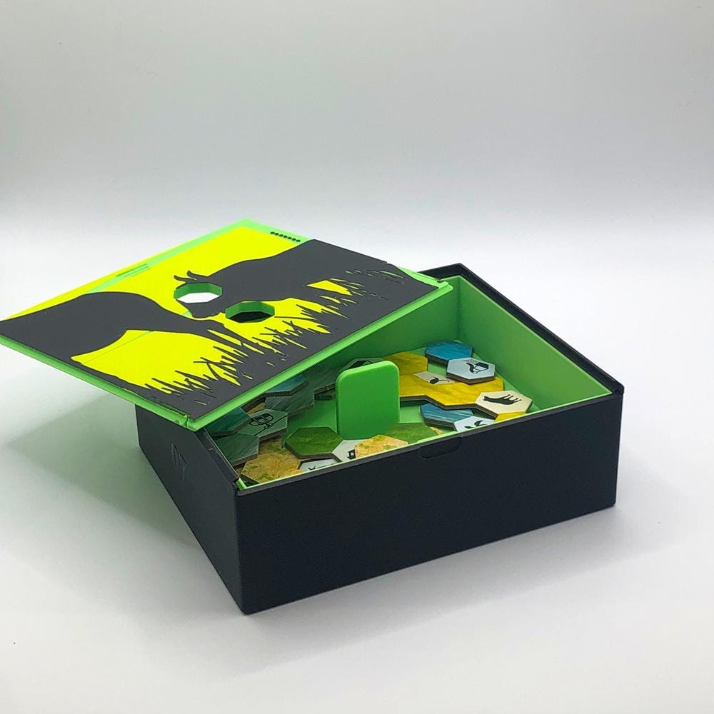 Ark Nova organiser trays for cards and game components