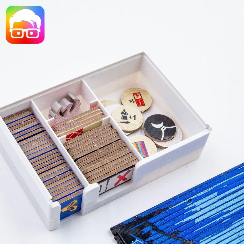 Iki game box storage insert for quicker setup