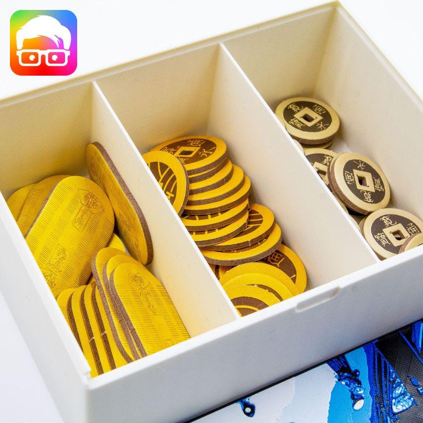 3D printed Iki insert for cards and components