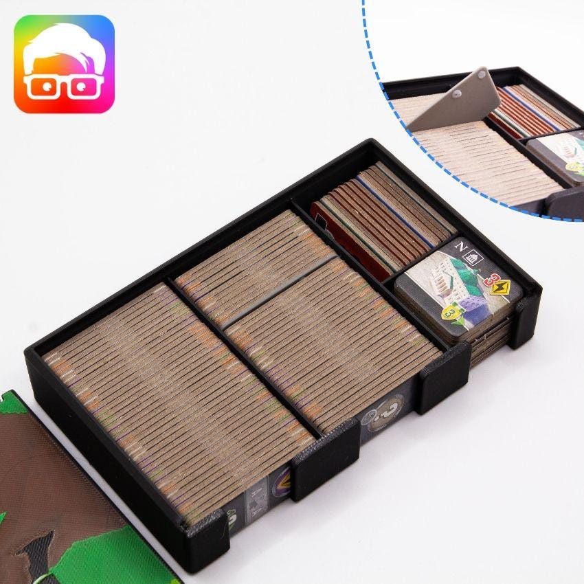 Nucleum organiser trays for cards and game components