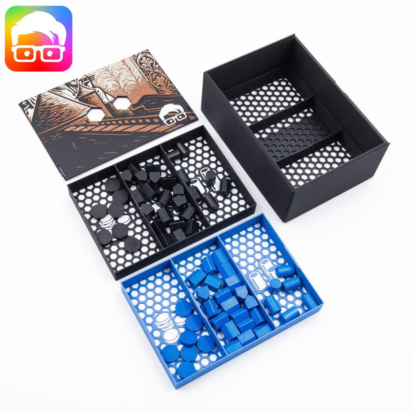 Caylus organiser trays for cards and game components