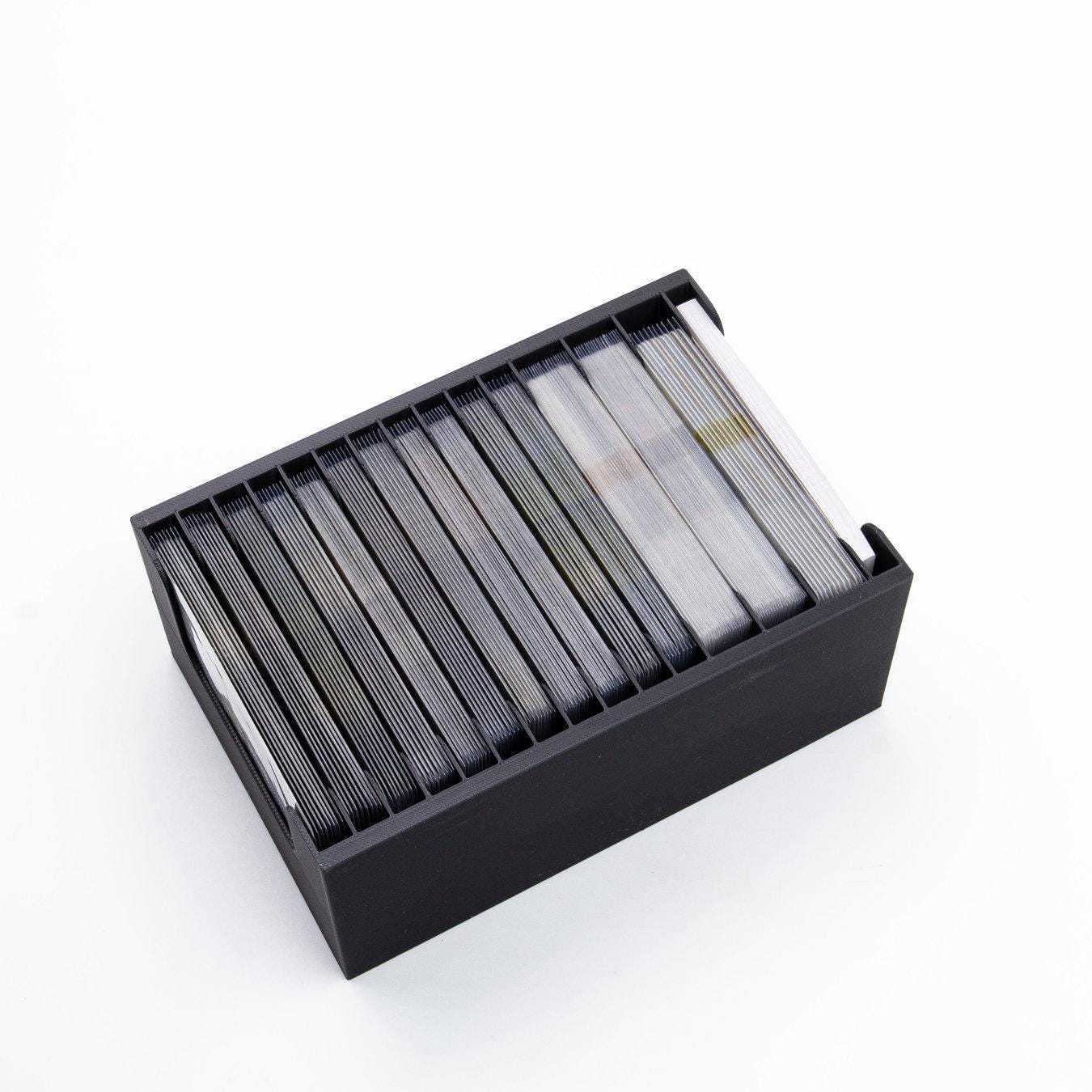 Altay board game storage system for upright box storage
