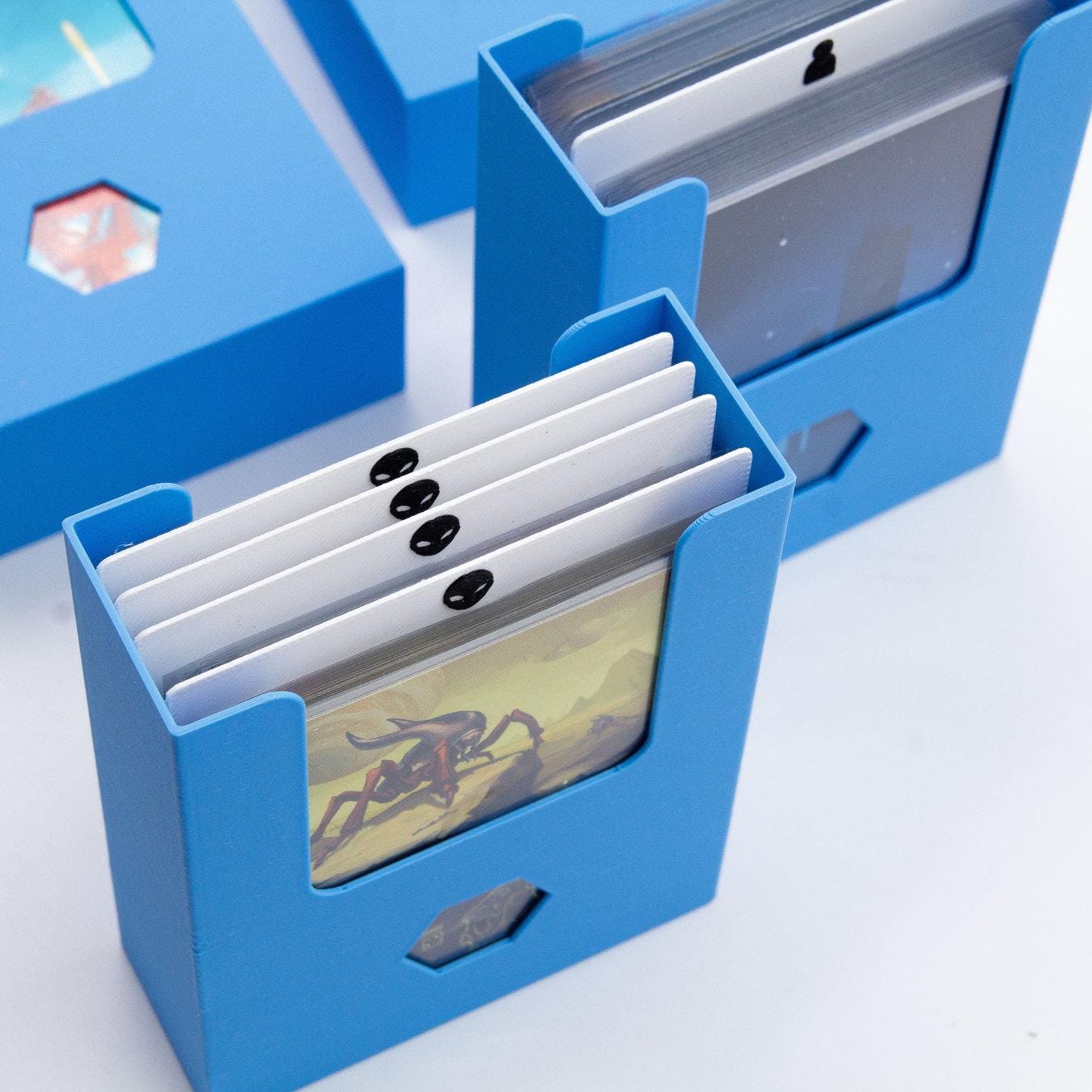 SETI game box storage insert for quicker setup