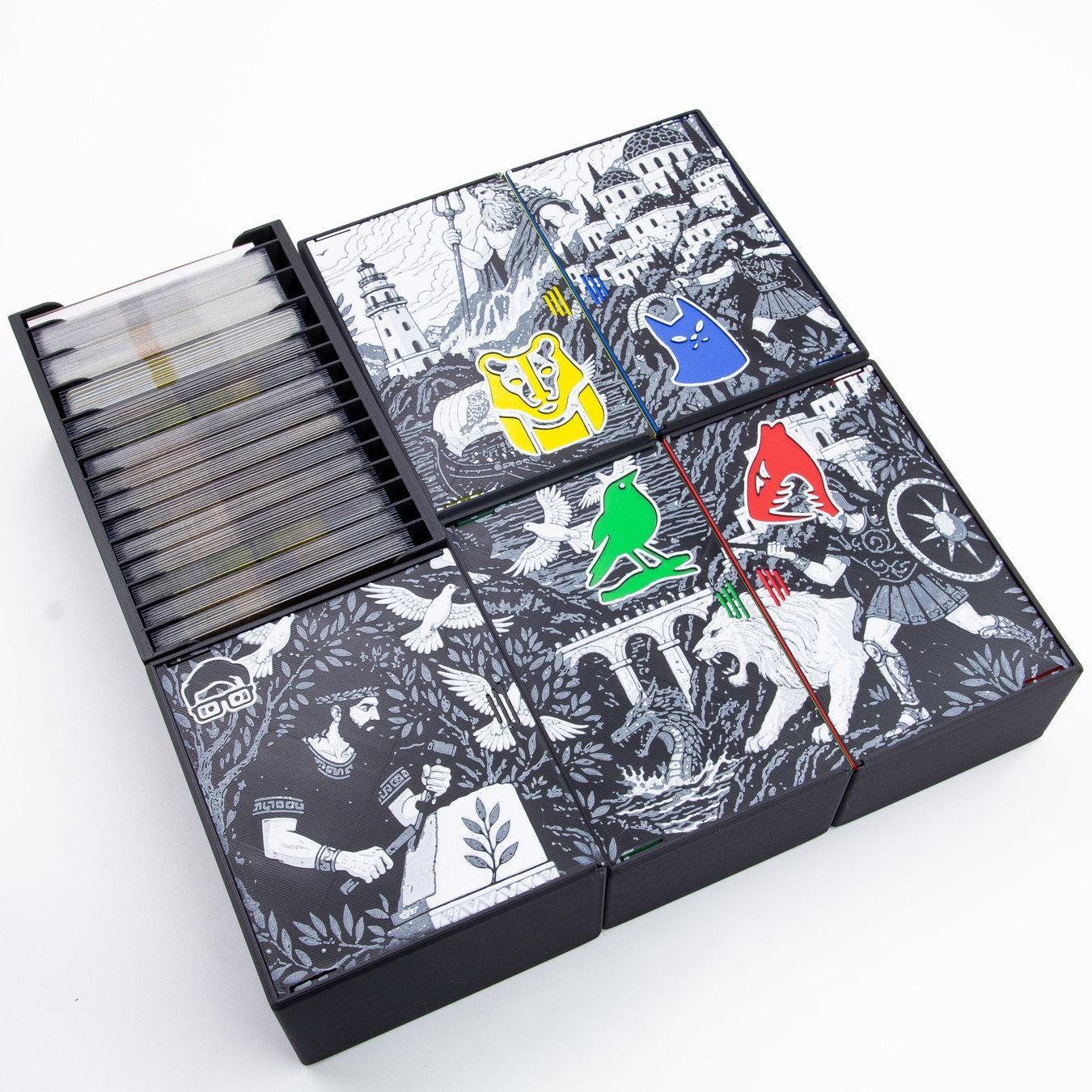 Altay board game organiser with 3D printed storage trays
