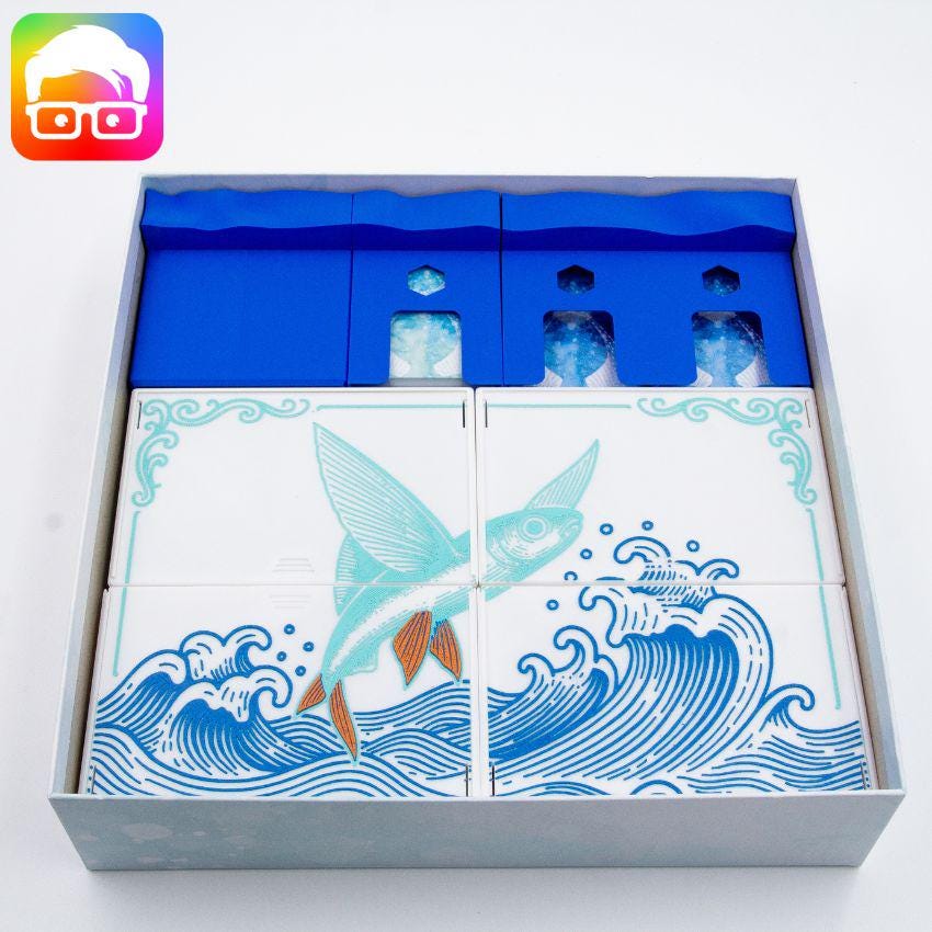 Finspan Organiser 3D-printed board game organiser
