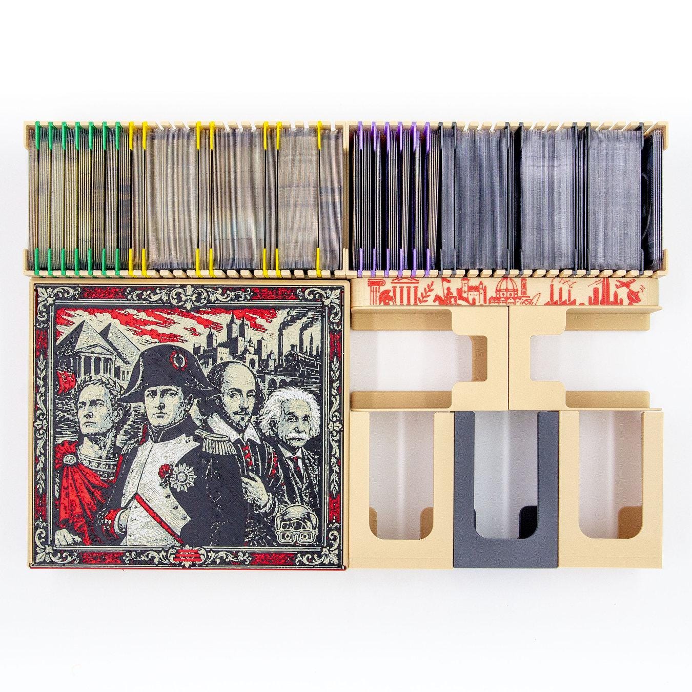 Through the Ages Organiser 3D-printed board game organiser