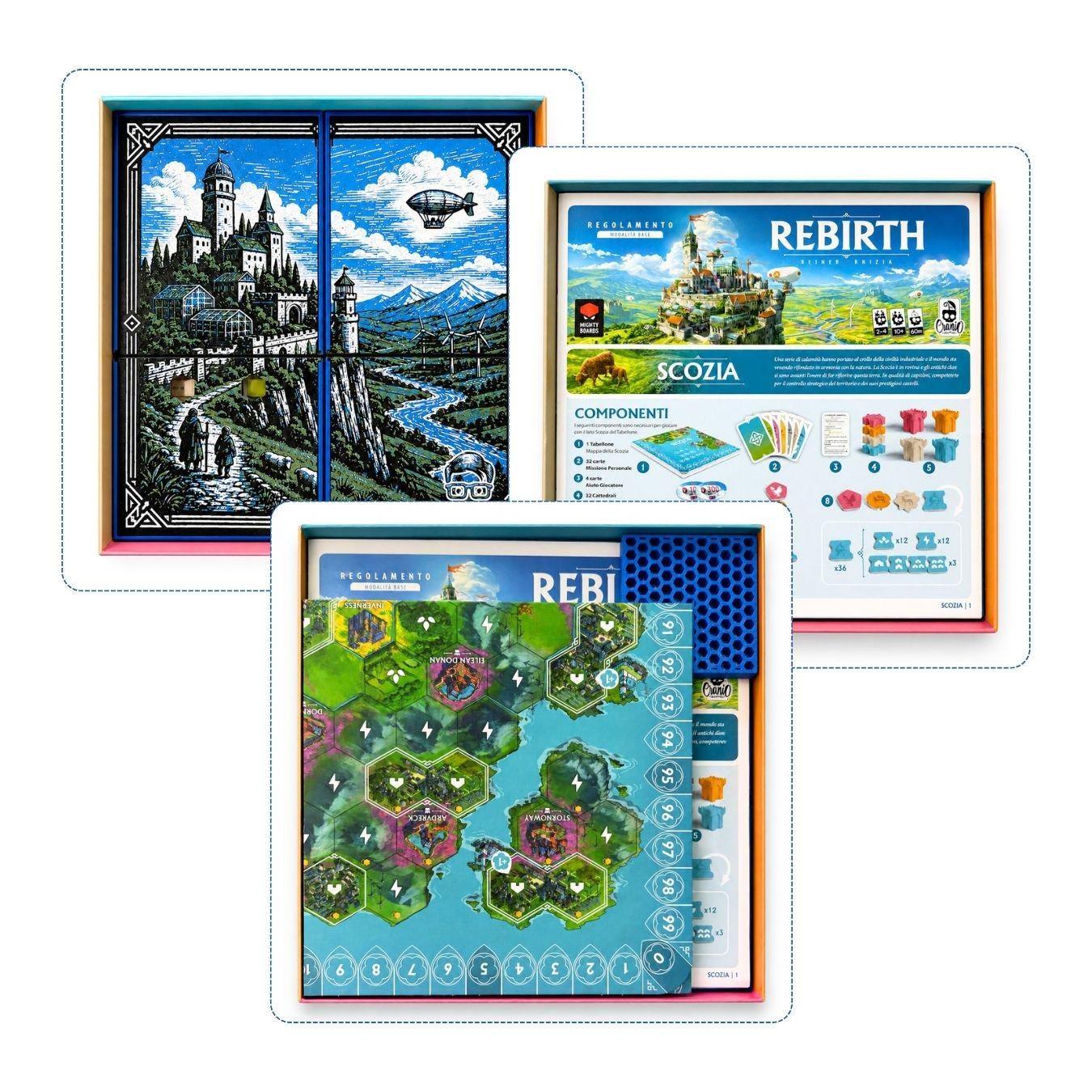 Rebirth board game organiser product photo 3