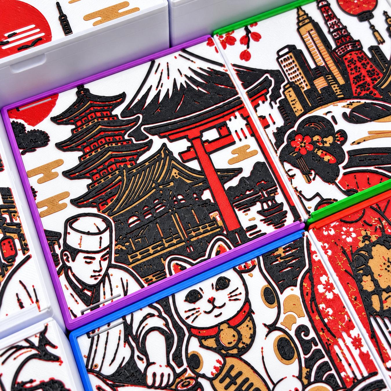 Let’s Go! To Japan board game organiser product photo 2