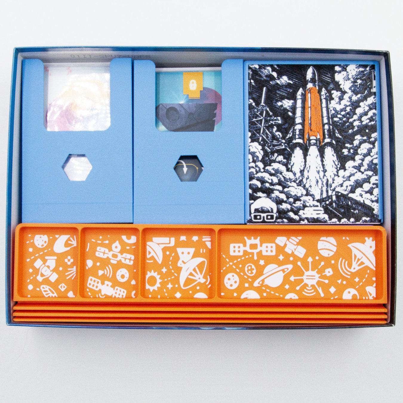 SETI: Space Agencies Organiser 3D-printed board game organiser