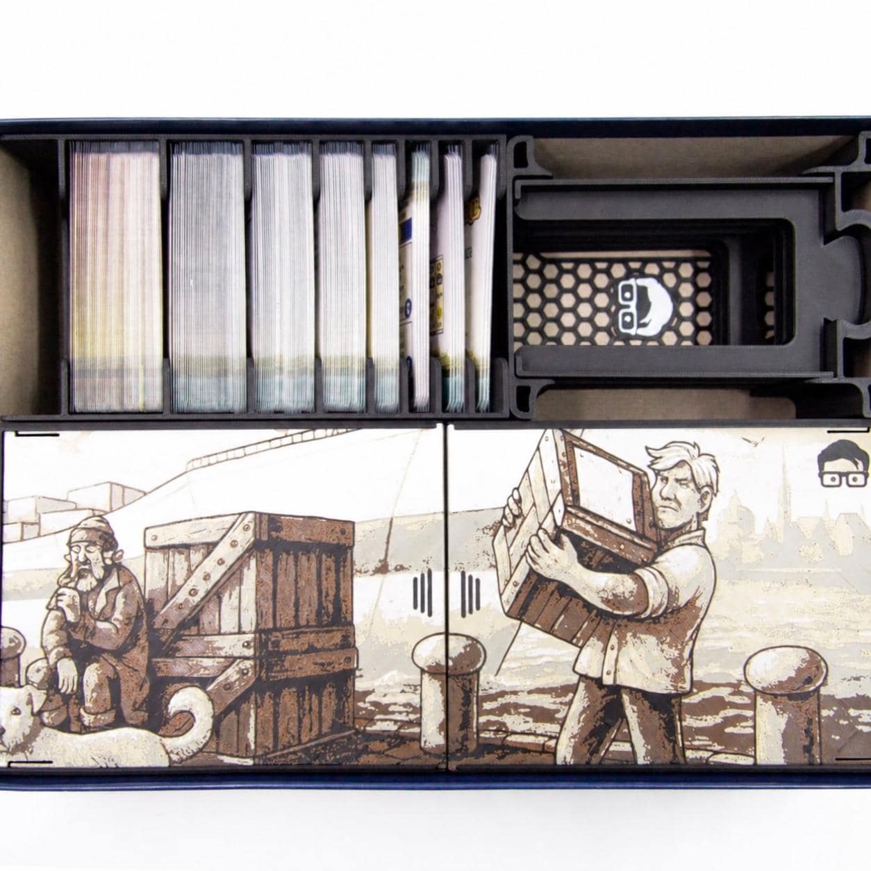 Le Havre Organiser 3D-printed board game organiser